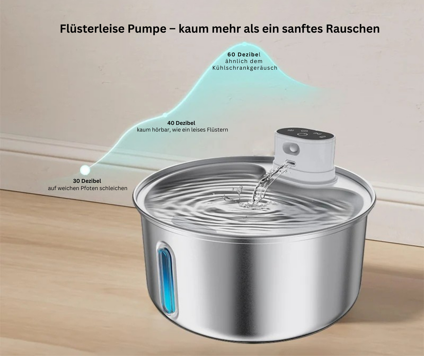 FreshDrop Ultra Hunde- & Katzenbrunnen (5.5L & kabellos)