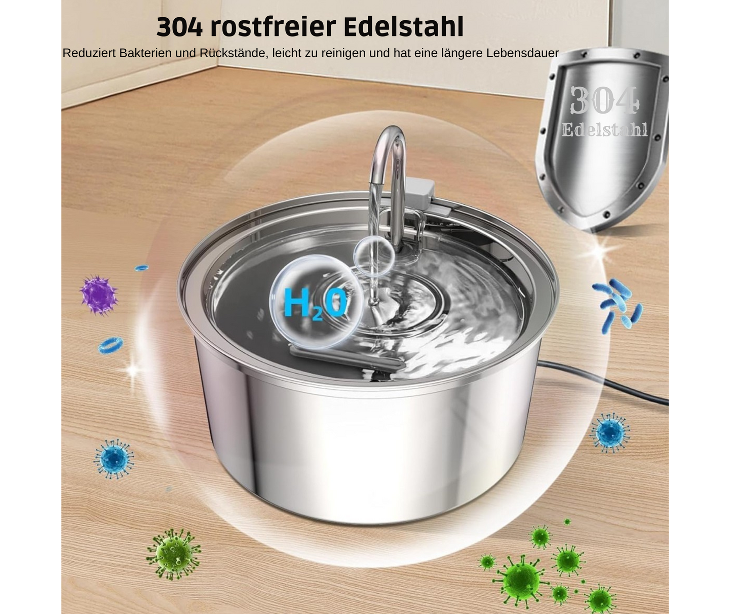 FreshDrop Katzenbrunnen 3.2L (mit Kabel)