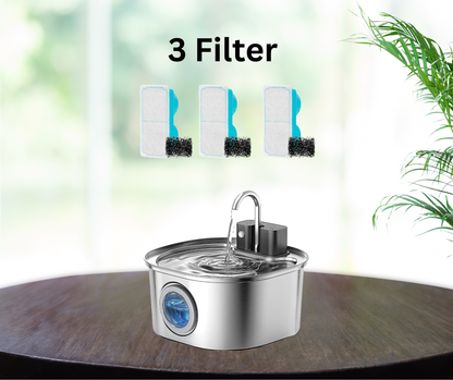 FreshDrop Aqua 3 Ersatzfilter für Katzenbrunnen (3,2L & kabellos)