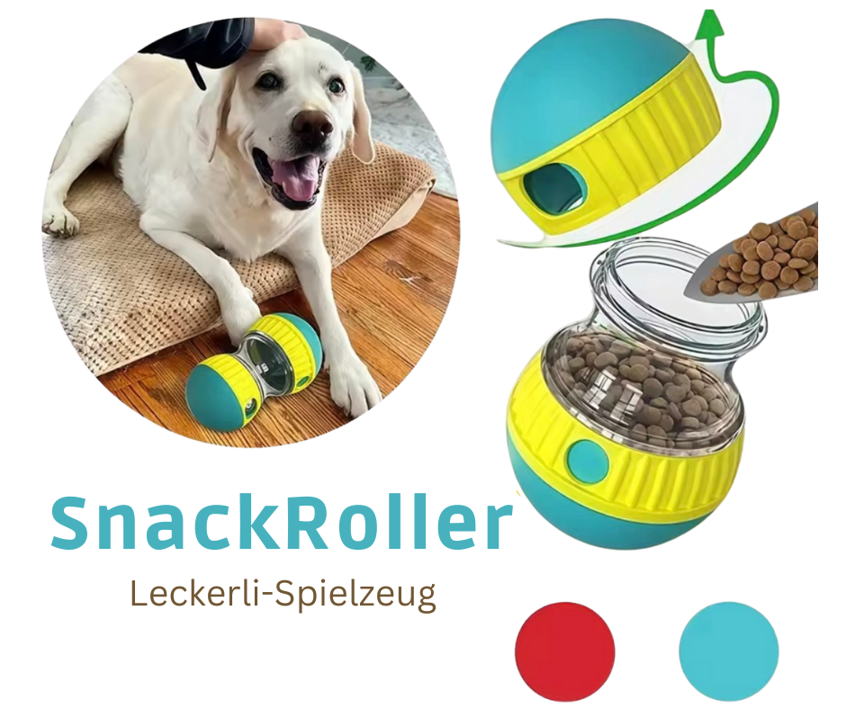 SnackRoller - Interaktiver Snack- & Futterspender für Hunde & Katzen