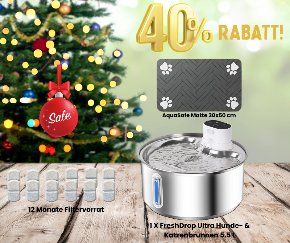 Starter-Set FreshDrop Ultra für Mehrtierhaushalte (5.5L & kabellos)