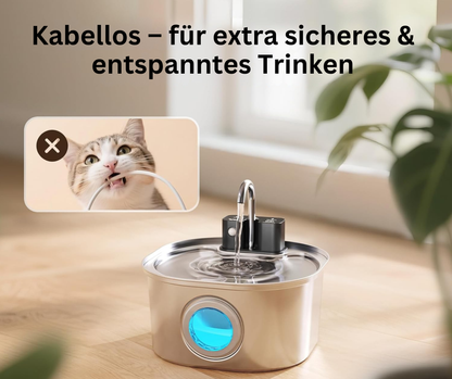 FreshDrop Aqua Katzenbrunnen (3,2L & kabellos)