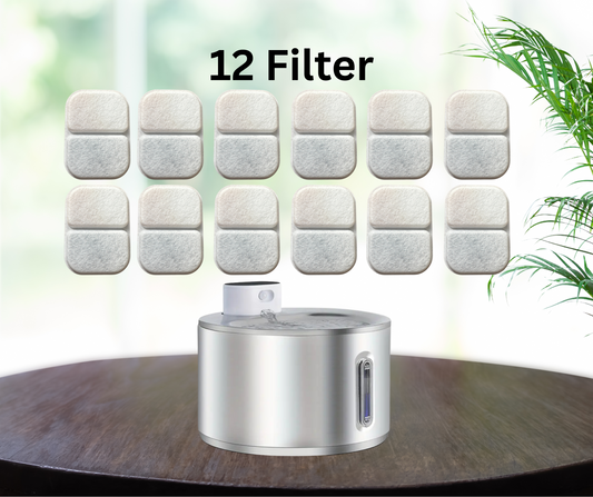 FreshDrop Vita 12 Ersatzfilter für Katzenbrunnen (4L & kabellos)
