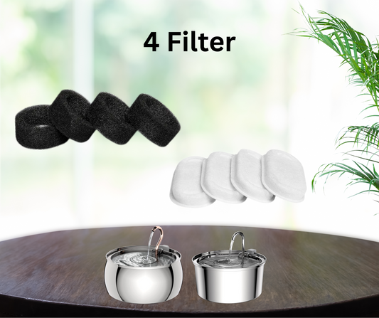 FreshDrop 4 Ersatzfilter für Katzenbrunnen (für 3,2L & 4L)