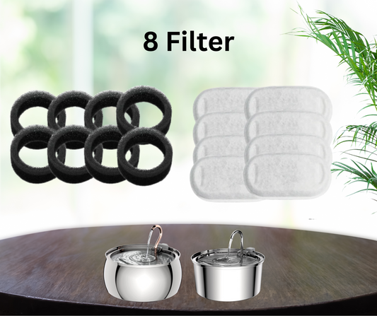 FreshDrop 8 Ersatzfilter für Katzenbrunnen (für 3,2L & 4L)
