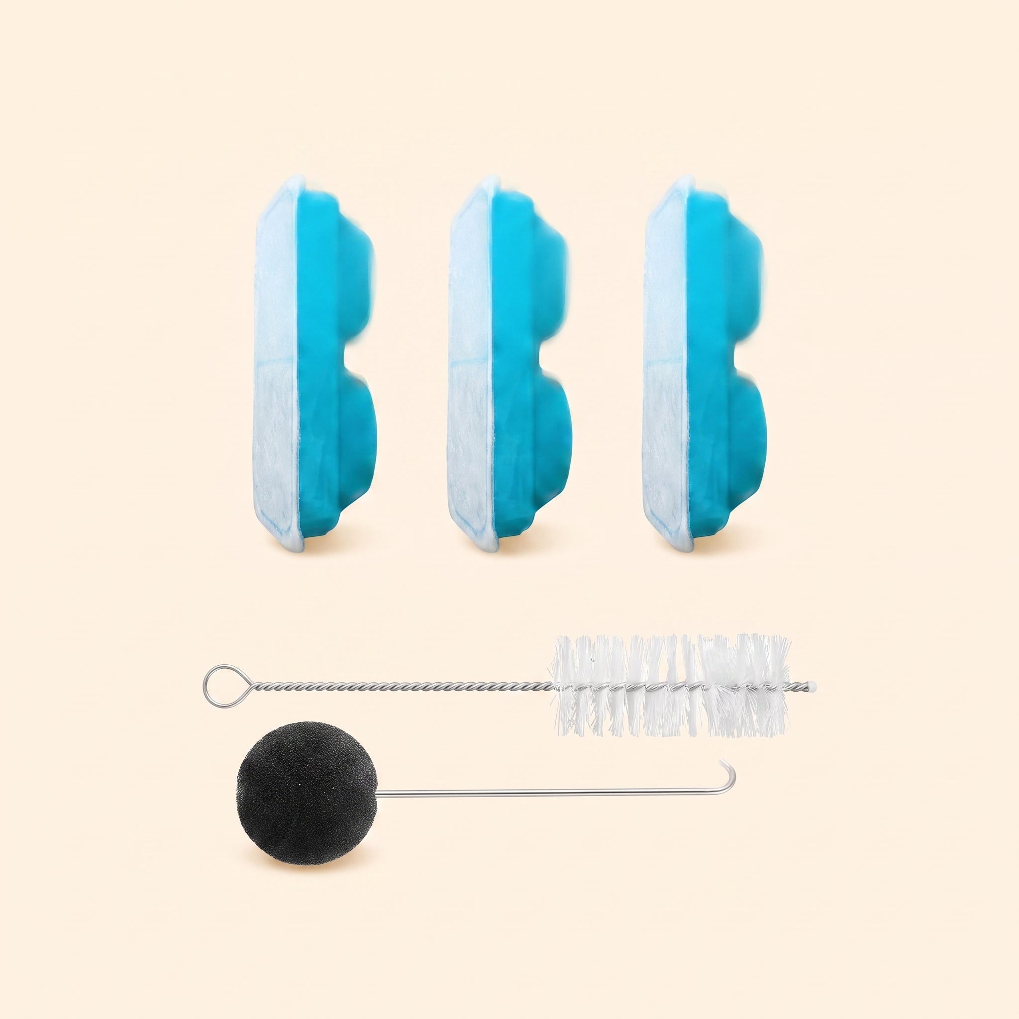 Gratis-Set Aqua: 3× Filter + Reinigungskit