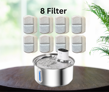 FreshDrop Ultra 8 Ersatzfilter für Hunde- und Katzenbrunnen (5.5L & kabellos)