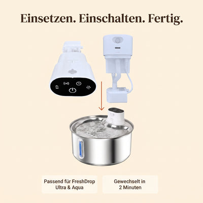 Akku mit Wasserpumpe für FreshDrop Ultra