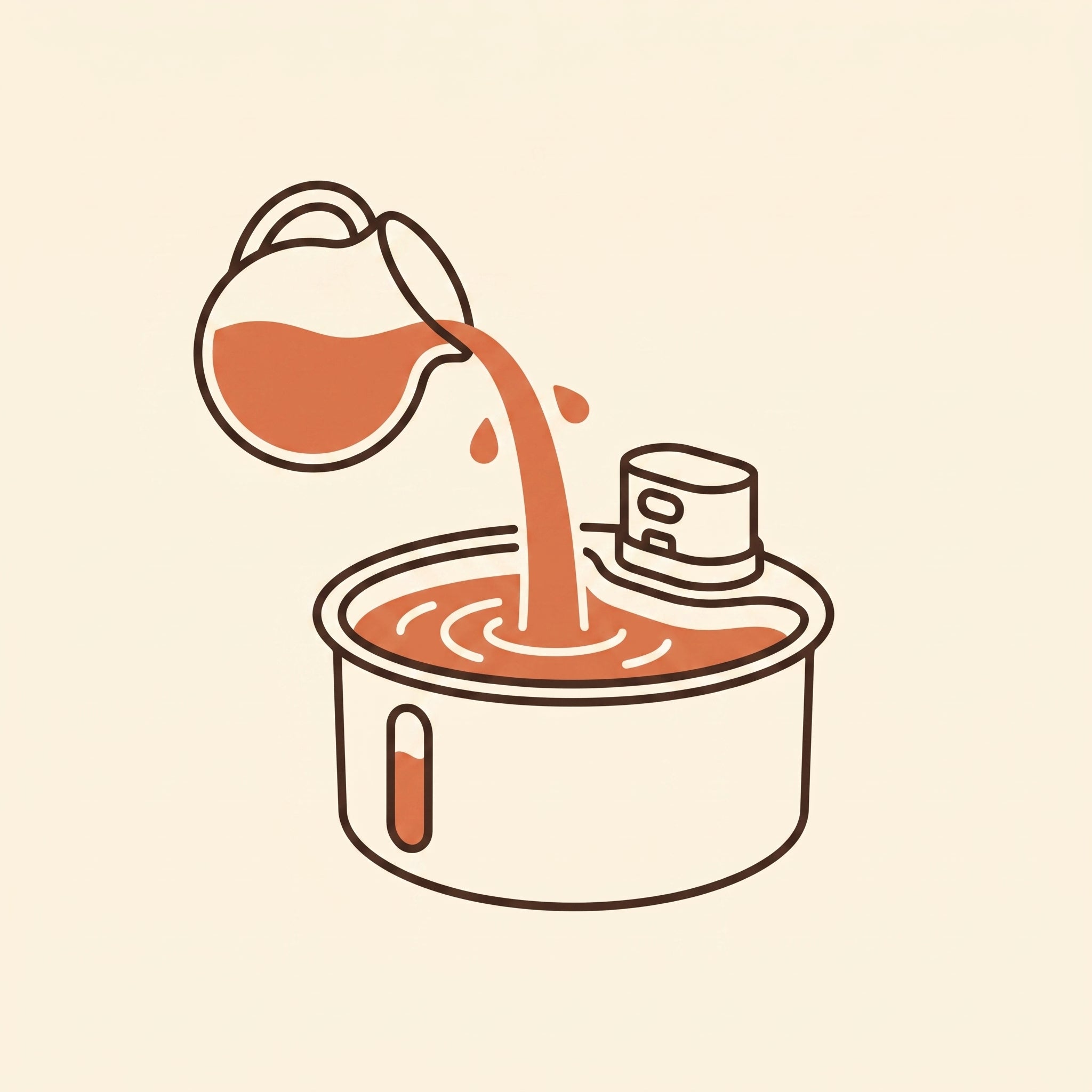 Wasser einfüllen